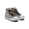 Converse Chuck Taylor All Star Canvas Bequem Vielseitig High Top Kinder Leinenschuhe Kinder Sneaker Schwarz Braun 671604C