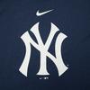 Nike X MLB T-Shirt Collaboration New York Yankees Double Logo Print Classic Crew Neck Short Sleeve American Vintage Kids Tops Navy-Blue 3Z3B7SAG5-NYY