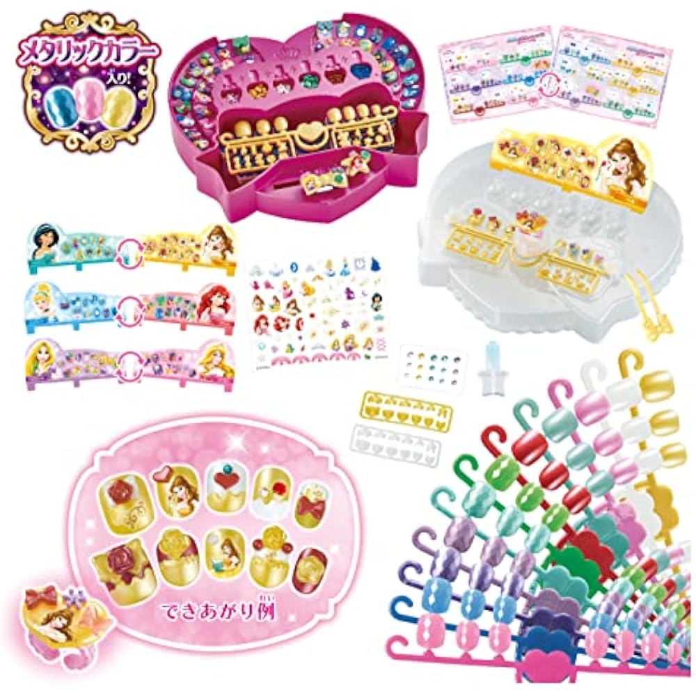 Aqua Nail [Disney Princess Aqua Nail Studio Kirameki DX] AQ-N06 ST Mark Certified Toy Water Makin...