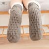 Indoor Non-Slip Thermal Velvet Lined Slippers, Women's Winter Home Slipper Socks