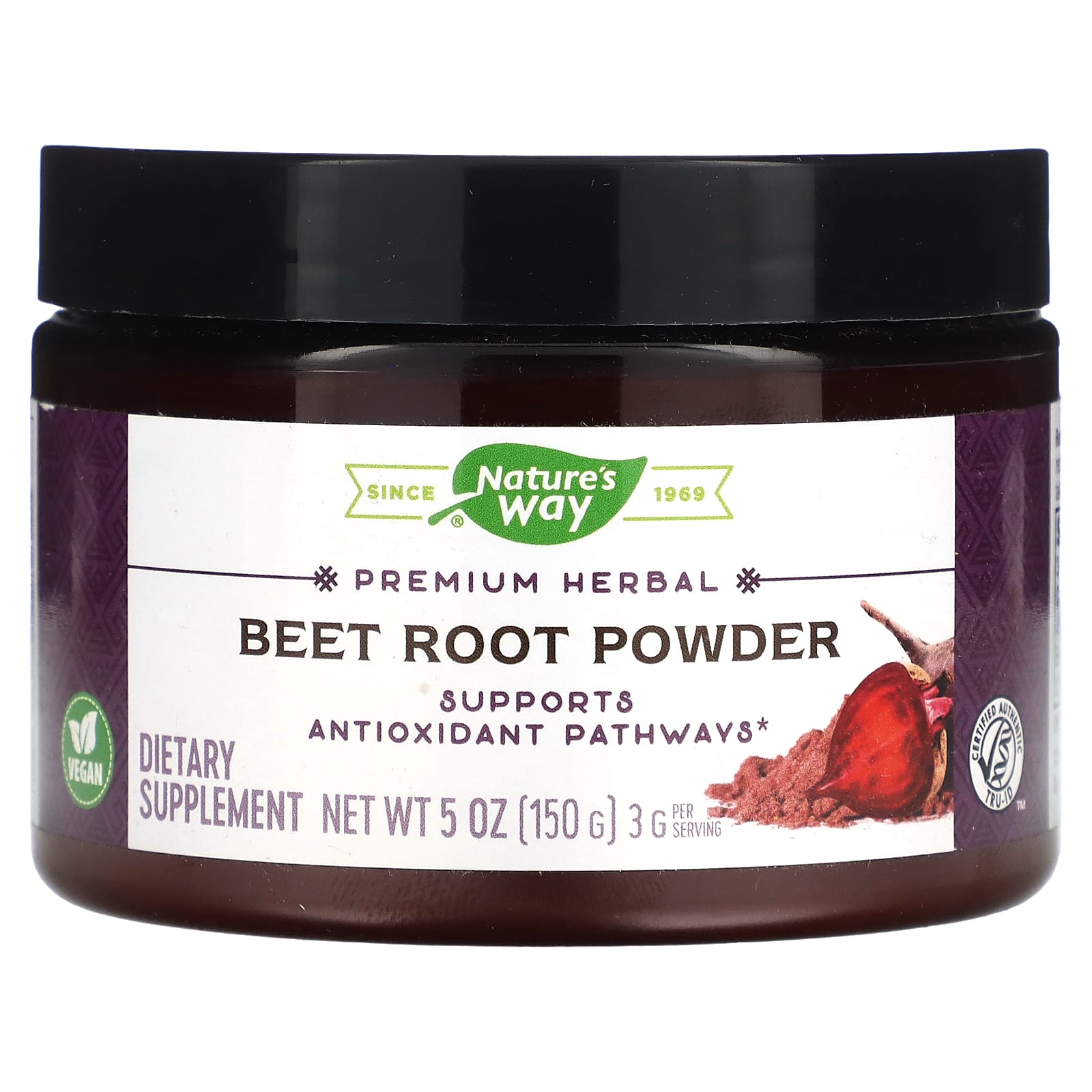 

Nature s Way, Преміум-трави, порошок кореня буряка, 140 г (150 гр)