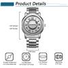 Vattentät Magnetisk Snygg och Populär Kvarts Modeklocka med Rostfritt Perfekt för och Vardaglig Bekväm för och som en Gåva till Honom Herrklocka,