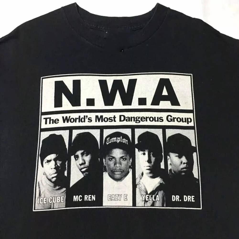 חולצת טי Nwa Straight Outta Compton יוניסקס כותנה קלאסית כל המידות