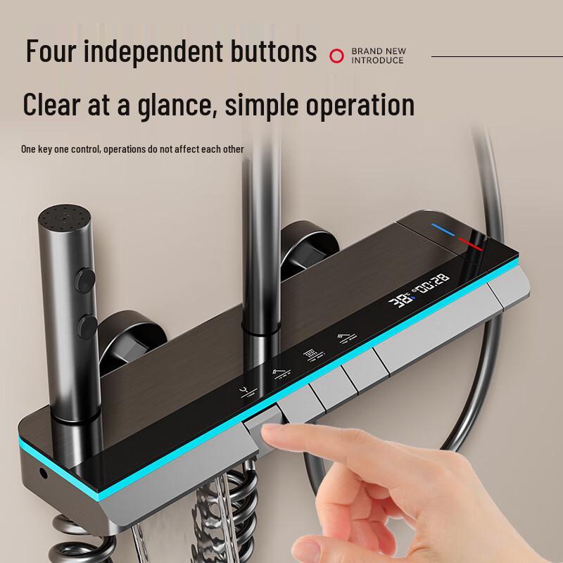 MDNG Smart Thermostatic Pressurized Shower Set