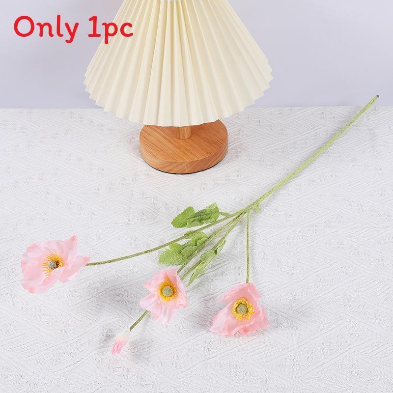 Faux Poppy Flowers For Home Decor Wedding Gift For Friends Ones Loved