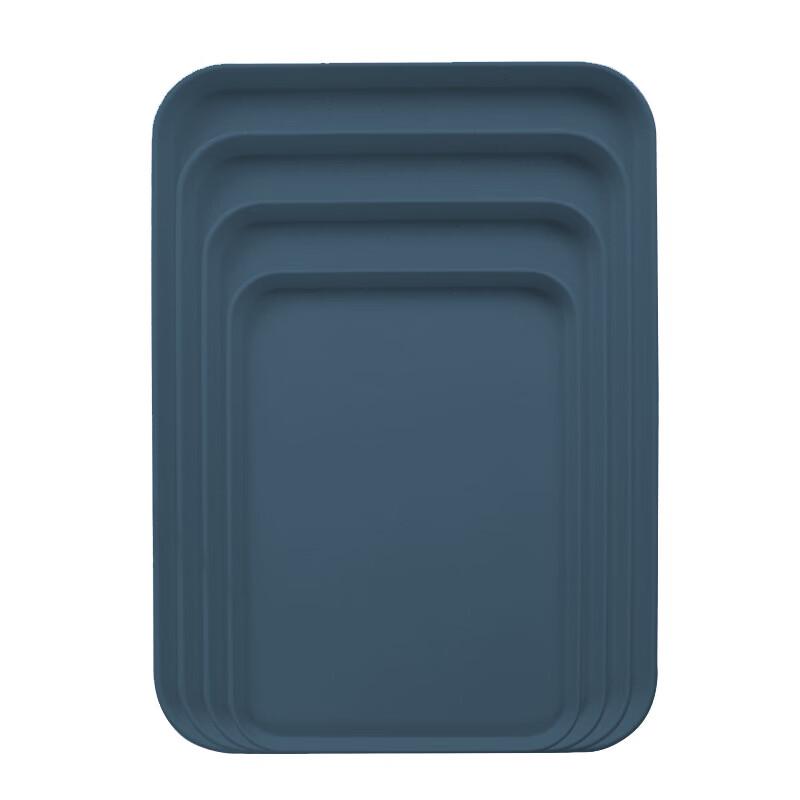 Wheat Straw Rectangular Serving Tray