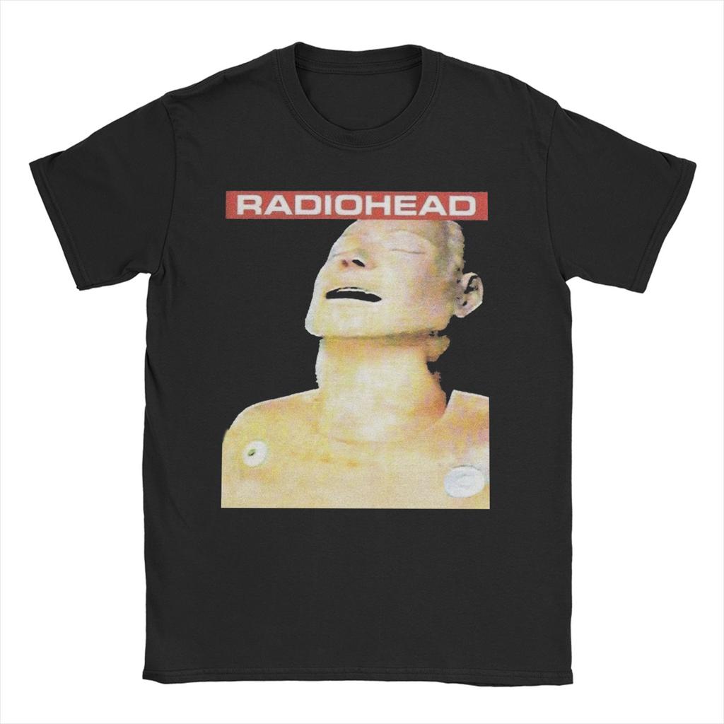 Herren Damen The Swankys Lifestyle T-Shirts Radiohead Rockband Reine Baumwolle Kleidung Rundhals T-Shirt 4XL 5XL 6XL T-Shirt