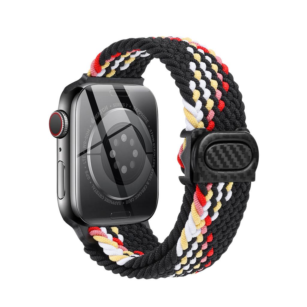 Strap For Apple watch band 44mm 42mm 40mm 45mm 46mm 41mm 49mm Braided Solo Correa Bracelet iWatch 11 10 9 8  7 6 5 4 se Ultra3