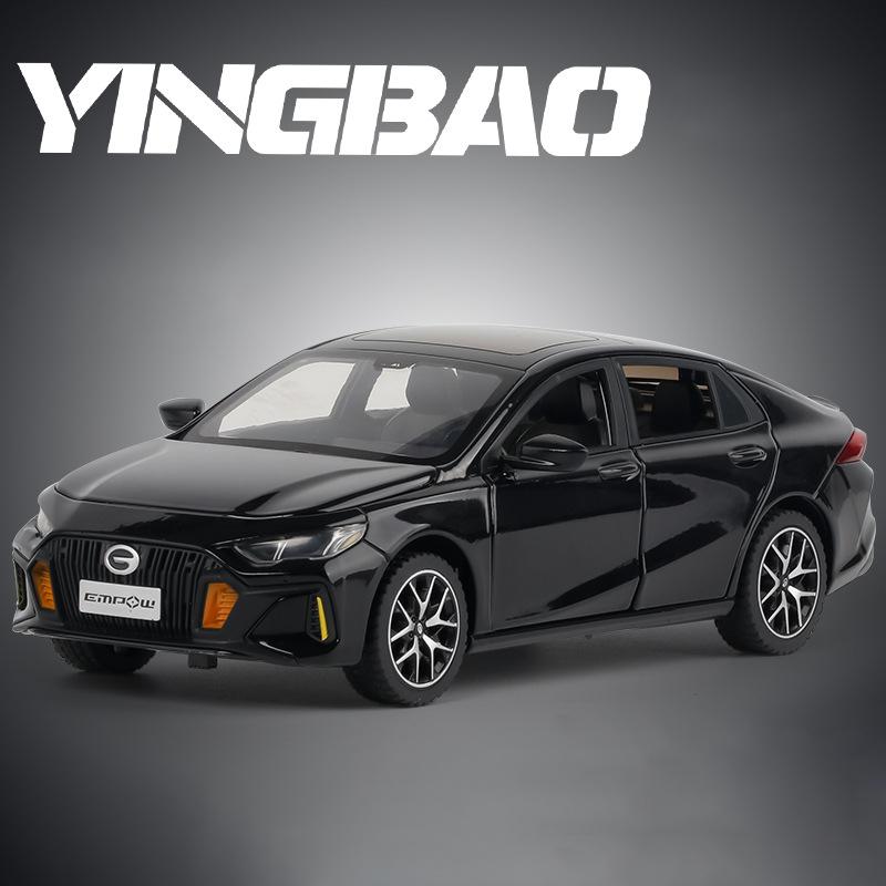 New 1/24 GAC Motor Trumpchi EMPOW Alloy Car Diecasts & Toy Vehicles Metal Toy Car Model Sound and Light Collection Kids Toy