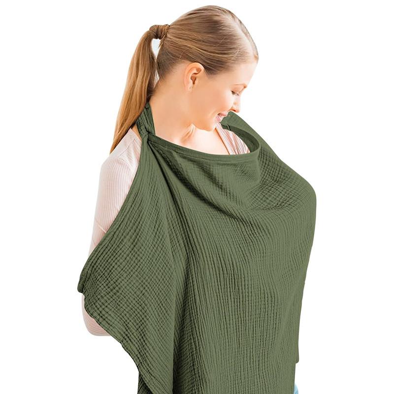 Mother Outing Breastfeeding Cover Cotton Baby Feeding Nursing Covers Adjustable Privacy Breastfeeding Apron Stroller Blanket