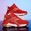 New Men Shock-absorbing Sneakers Women Graffiti Basketball Shoes-Breathable Non-slip Sneakers For Training Running Couple Shoes