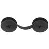1Pack Typewriter Ribbon Twin Spool Typewriter Ribbon Ink Twin Spool Pack Ink Replacement Part for Most Typewriter(Black)