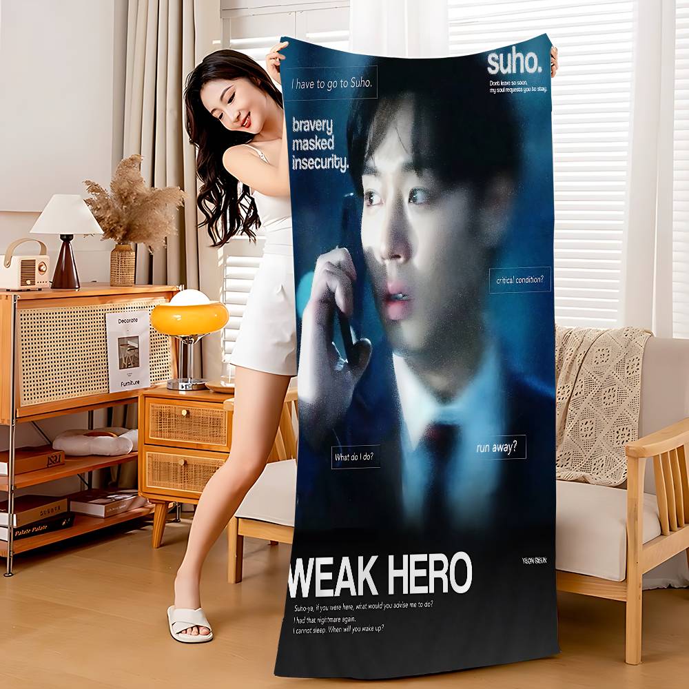 

TV W-Weak H-Hero Class Big Microfiber Beach Towels Quick Dry Towel Sand Beach Towels Pool Towel For Travel Swim Pool Yoga W30*H60(CM)