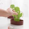 1 Stück Kunststoff Kaktusform Ohrringe Ringe Halter Aufhänger Armband Schmuck Organizer Präsentationsständer Aufbewahrungsregal für Mädchen Frauen