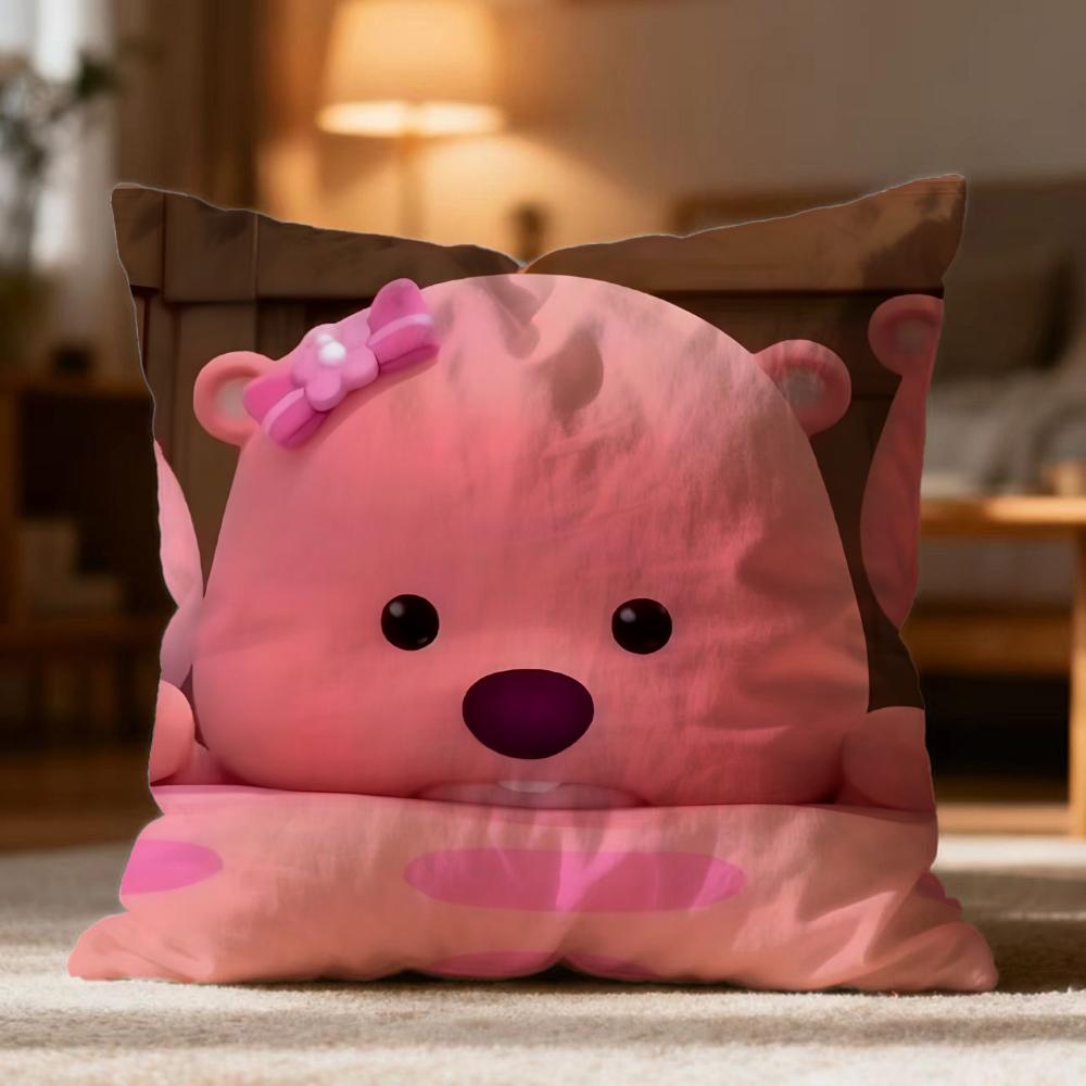 Hot LLoopyew Cushion Cover Soft Washable Pillow Case Multi-Scene for Couch Bed Travel Office Use