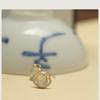 Silver Needle Gold Xiangyun Earrings Simple Wind Exquisite High-end Earrings Temperament New Popular Earrings
