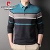 Pierre Cardin Men's Long Sleeve Cotton Blend Polo Shirt