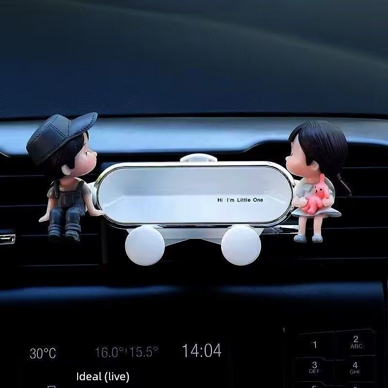 Car Phone Navigation Holder, Car Mount, Cartoon Car Air Vent Phone Navigation Fixed Support Stand