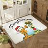 Gar-fieldS Floor Mat Soft Thickened Absorbent Non-Slip Bedroom Living Room Door Mat Home Decor Flannel Rugs