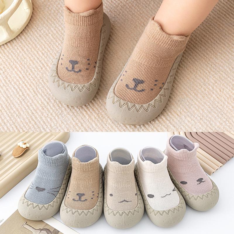 Babysocken Schuhe Atmungsaktiv Erste Schritte Eashi Rutschfest Warm Zehen schützen Outdoor Sneaker Zapatos Kleinkind Junge Schuhe Babyschuhe