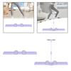 Leg Exercise Machine Portable Folding Multipurpose Hip Trainer Workout Women Inner Thigh Strength Exerciser for Home Gym Yoga