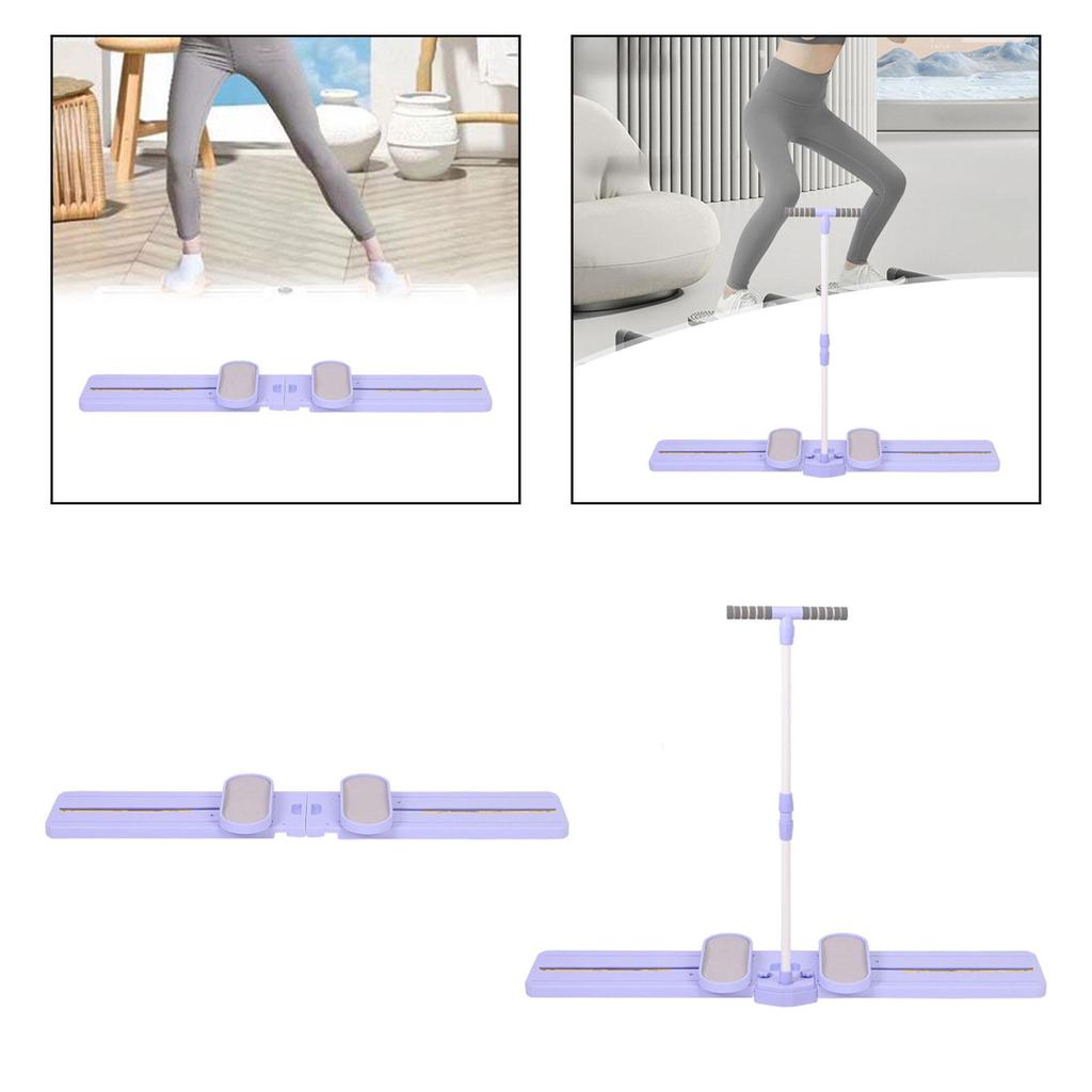 Leg Exercise Machine Portable Folding Multipurpose Hip Trainer Workout Women Inner Thigh Strength Exerciser for Home Gym Yoga