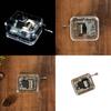 Acrylic Hand Crank Music Box Craft Diy Toy For Creative Gift Giving Students