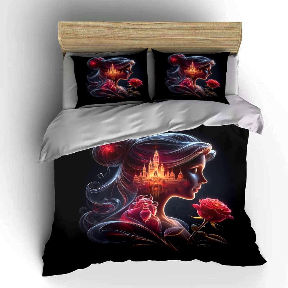 Fairy Tale Decorative Set Soft Comfortable Duvet Cover Bedding Set Included 1*Duvet Cover & 2*Pillowcases, Gift
