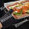 Rinimie Isolierter Ofen, hitzebeständig, zum Kochen, für den Schutz der linken und rechten Hand, nicht für die Mikrowelle, zum Kochen in der Küche, einfach anzubringen und herauszunehmen, hitzebeständig