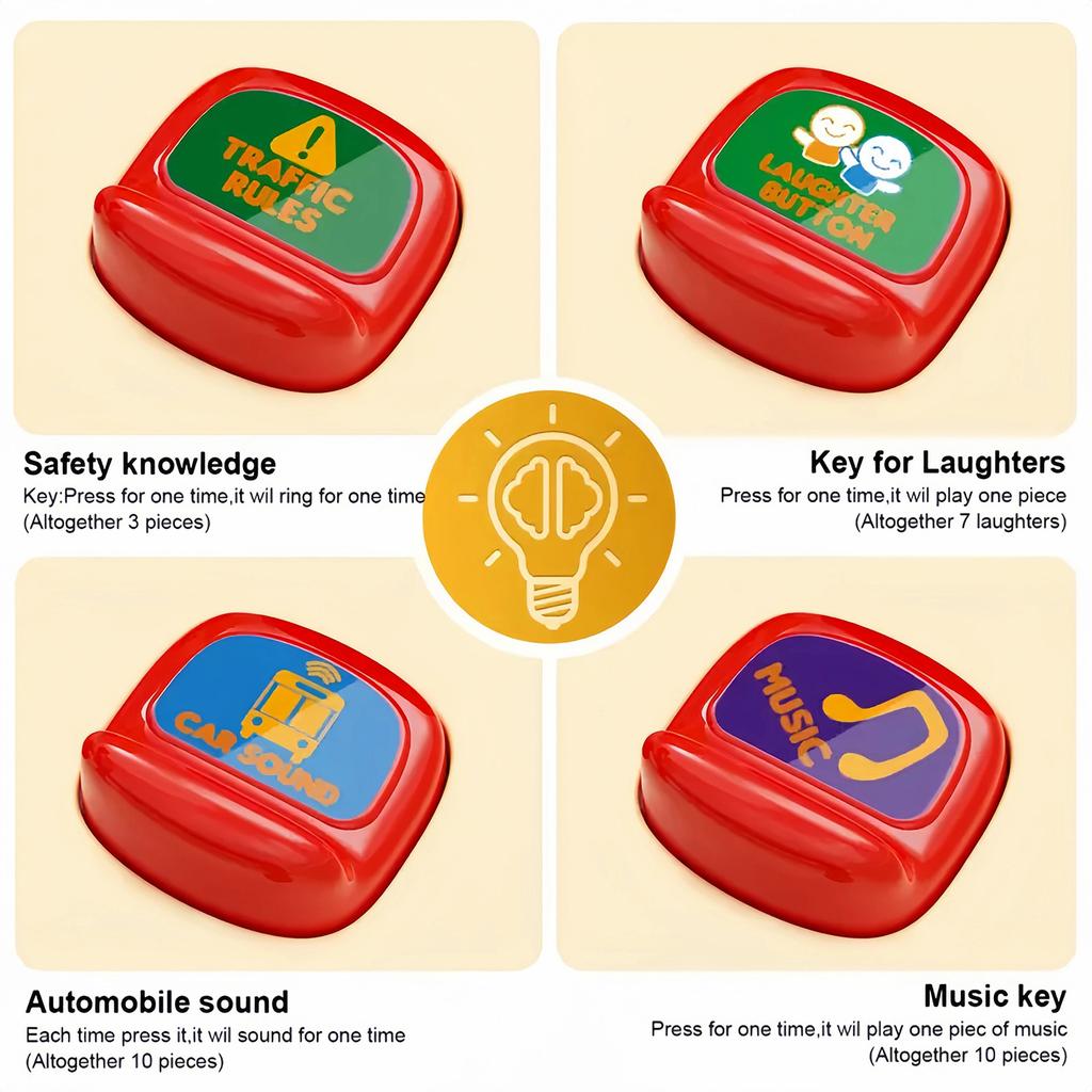 Hračka se simulací školního autobusu pro batolata se zvukem a světlem