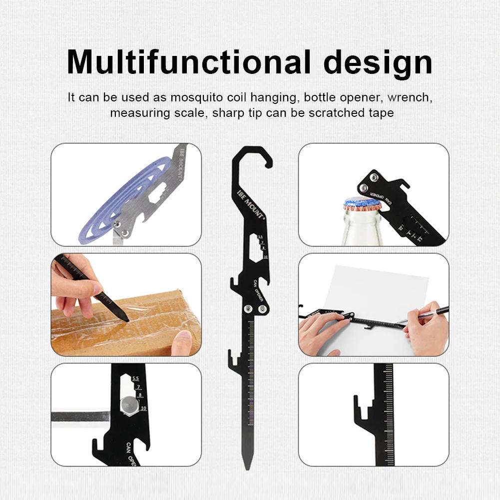 Foldable Camping Stakes Multifunctional Outdoor Tarp Pegs Stainless Steel Camping Tent Nails Pegs for Outdoor Camping Canopy