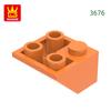 Non-Toxic 98Pcs/Lot 3676 Slope Inverted 45° 2X2 Double Convex Block Moc Color Accessories Compatible With Brick Diy Children Toy