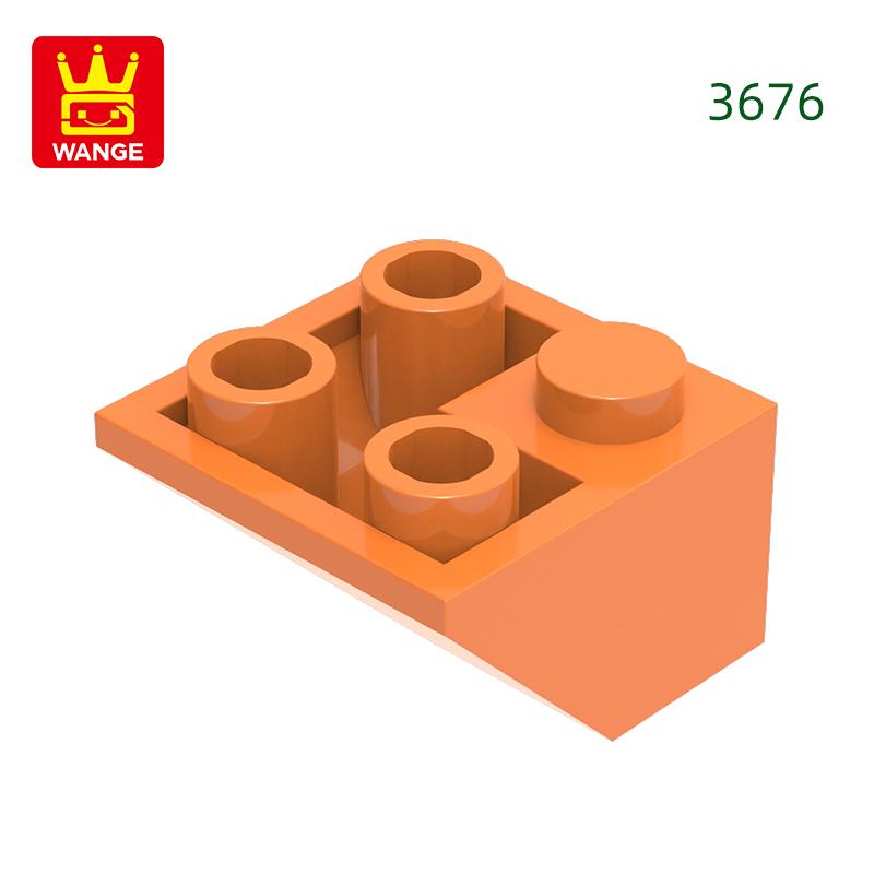 Non-Toxic 98Pcs/Lot 3676 Slope Inverted 45° 2X2 Double Convex Block Moc Color Accessories Compatible With Brick Diy Children Toy