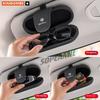 Car Suede Sunglasses Storage Box Visor Glasses Clip Alfa Romeo GT 147 156 159 Giulia Tonale Stelvio Giulietta Mito Milano Gloria wnp522