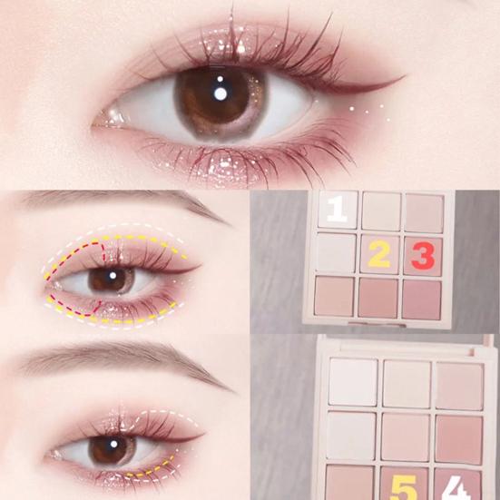 Versatile Synthetic Waterproof Makeup Eyeshadow Palette for Gift