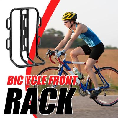 Cycling Front Cargo Rack Bike Fork Mount Bracket Bicycle Luggage Carrier MTBs Road Bike Front Fork Bag Bracket Cycling Accessory