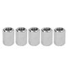 5PCS Hex Connection Nut M12 X 1.75 19 L30mm Stainless Steel Rustproof 6 Sides Long Rod Nut for Installation