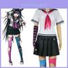 Danganronpa Ibuki Mioda Cosplay Kostüm Set Stilvolles Uniformkleid Und Perücken-Kombination