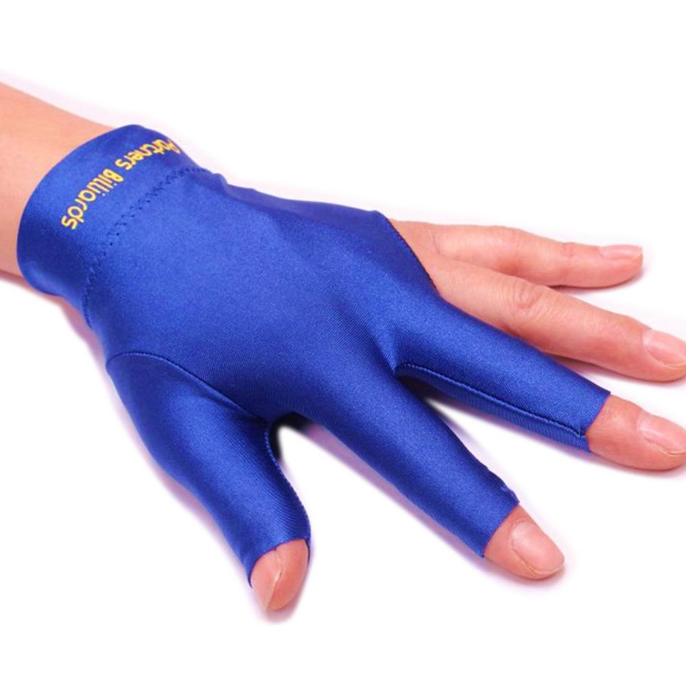 

Snooker Billiard Glove Billard Gloves 3 Fingers Smooth Biliardo Guanti Accessories Fingerless Gloves Non Slip Billiards Gloves синій