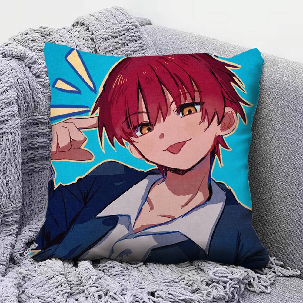Karma and Nagisa Assassination Classroom Koro Sensei Home Sofa Cushion Covers and Aecorative Custom Pillow Covers