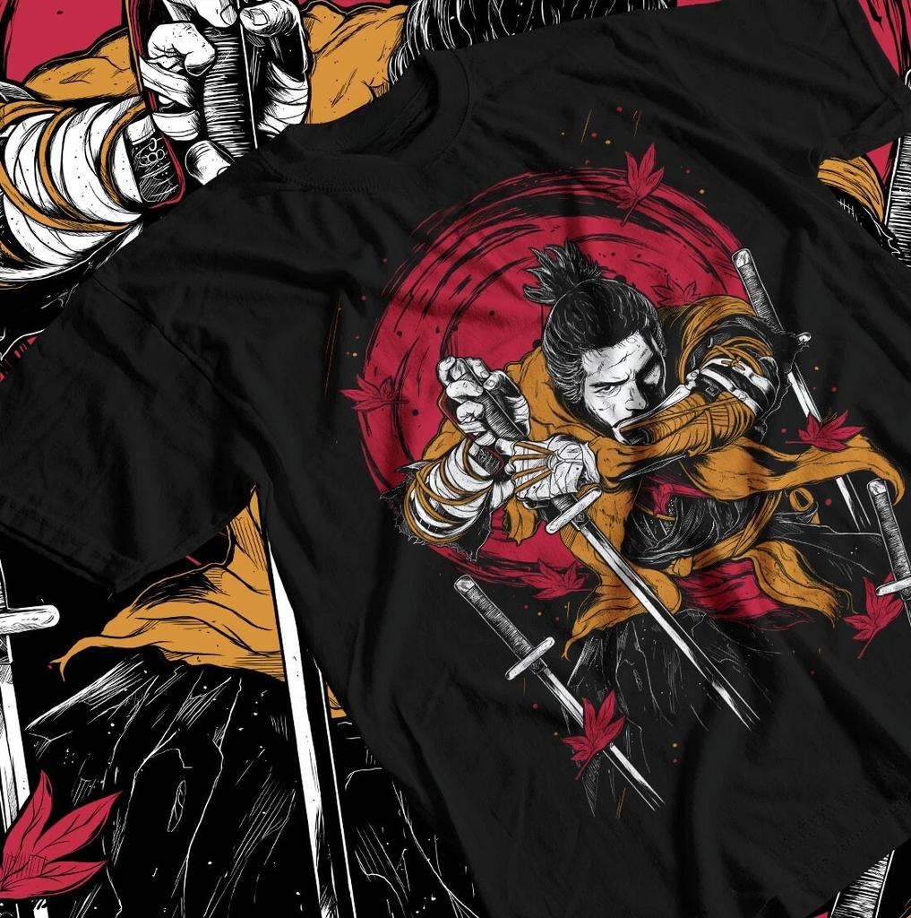 2026 New Spring Sekiro Wolf TShirt Anime Vintage Special Tshirt Manga Shirts Womens Shortsleeved Shirt