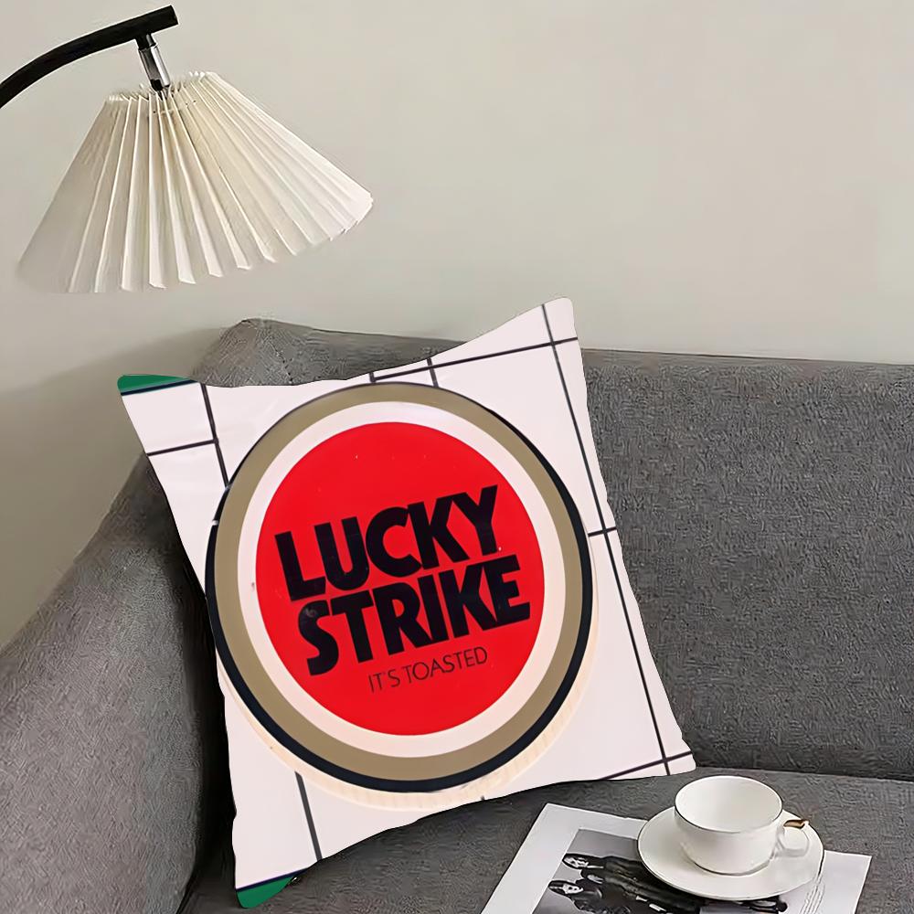 

Luxury LLucky CCigarettes Cushion Cover Pillowcase Ultra Soft Skin Friendly Fabric Cloud Like Comfort Concealed Zipper 30x30cm