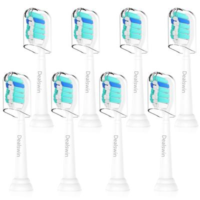 Evolution Dealswin Compatible Compatible with Philips Sonicare Electric Replacement White Plus Protective Diamond Premium Brush Hygienic Cover Plaque