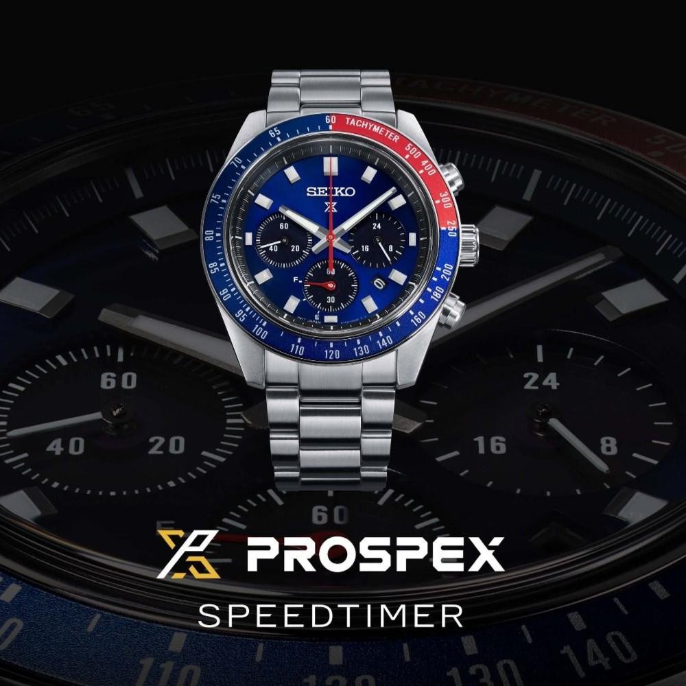 Seiko Prospex SPEEDTIMER Solar-Chronograph Herrenuhr SSC913P1