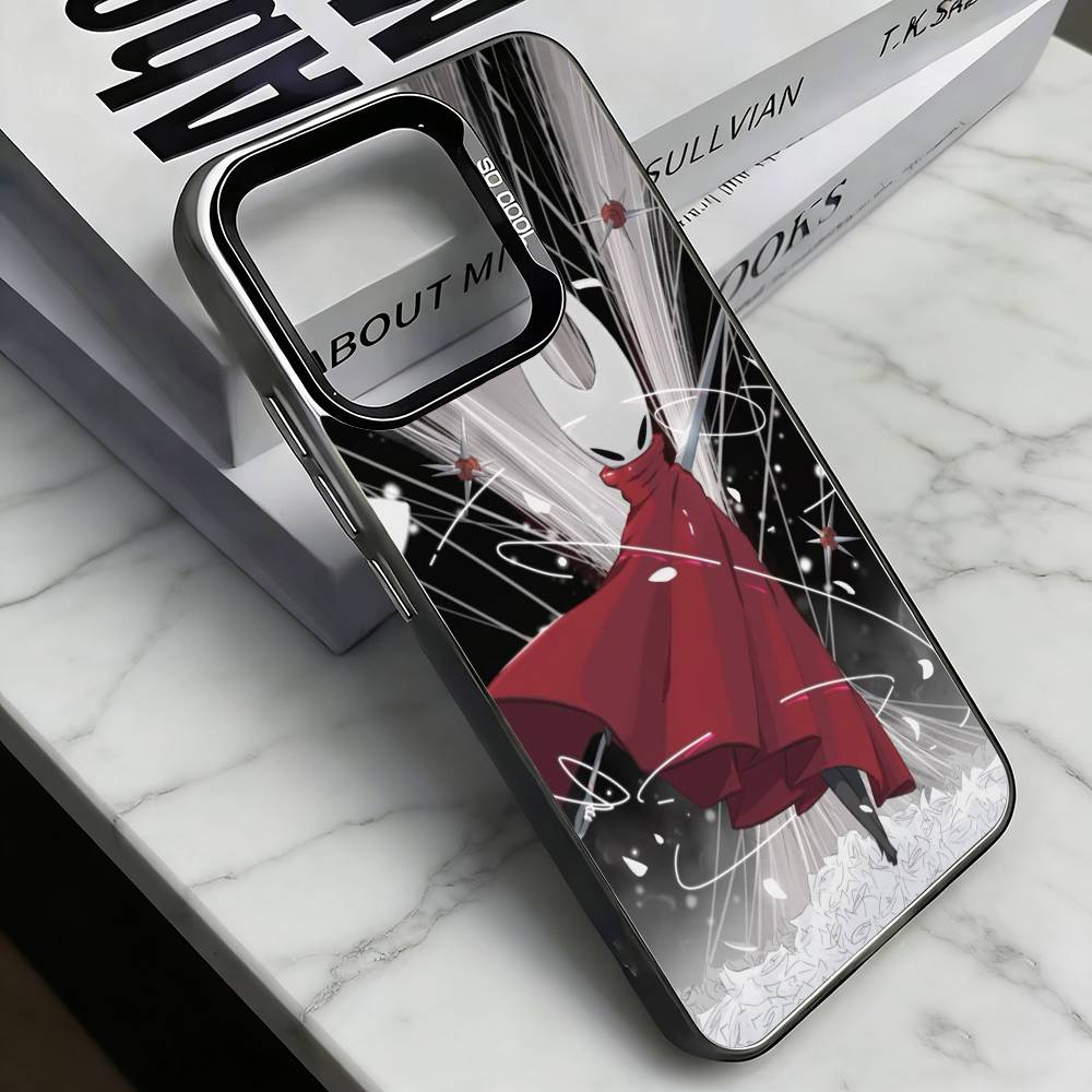 

H-Hollow Knight Phone Case For iPhone 17,16,15,14,13,12,11 Plus,Pro Max,XS,Colorful Silver Phone case Funda Cover iPhone15