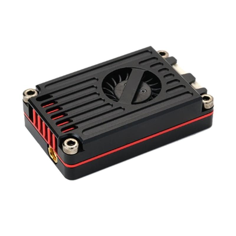 For 5.8GHz 2.5W 48CH VTX Video Transmitter Cooling Fan Housing for FPV Long Ranged Fixed-wing Drones