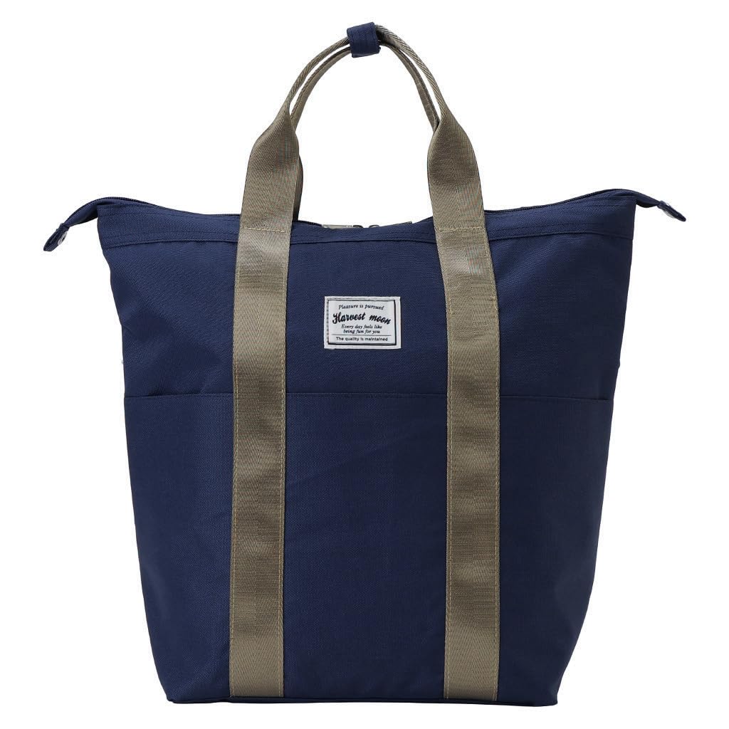 

HARVEST MOON Рюкзак-корзина для покупок Тоут Эко Термоизоляция Двойной Большой Темно-синий [Yubi] Сумка, & Тип, Сумка, Легкий, Ручка, Слоистый, Ручная кладь,