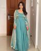Women Designer Party Wear Gown and Dupatta Set Indian Pakistani Ethnic Kurti Dress