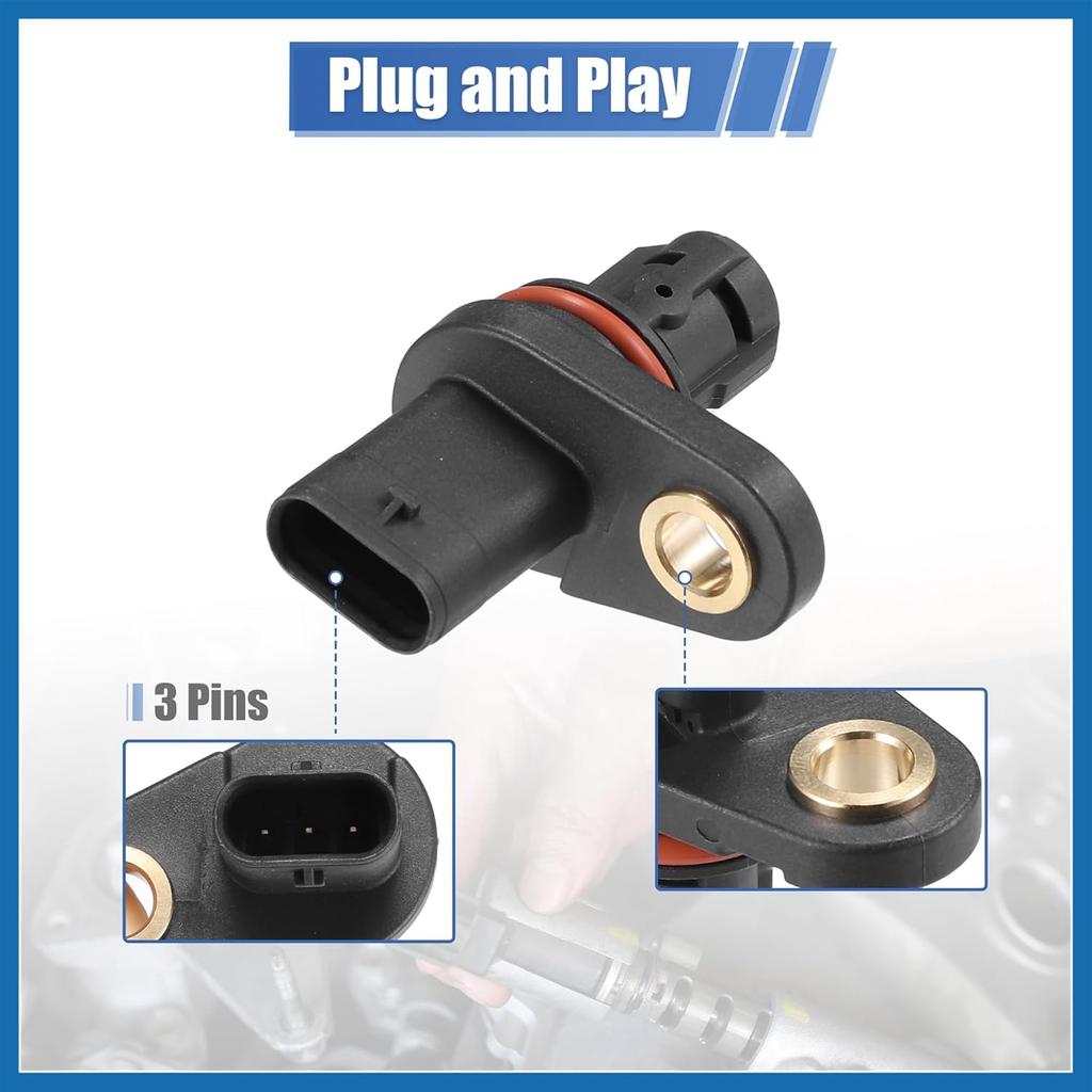 2pcs Car Cam Camshaft Position Sensor Replacement No.55565708/55565709 for Chevrolet Aveo 1.6L L4 2009-2011 for Chevrolet Aveo5 1.6L L4 2009-2011