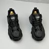 Student Sports Shoes Shock Absorption Thick Base Height Men's Sneakers Male Casual Shoes Leisure Thick Bottom Non-Slip Wear-resi